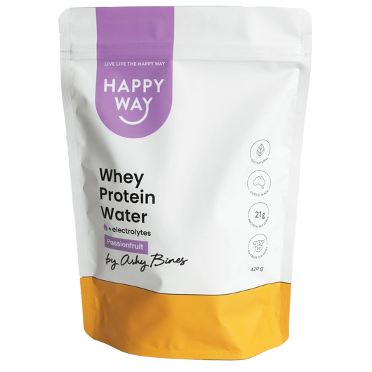 Happyway Whey Protein Water +electrolytes Passionfruit 420g