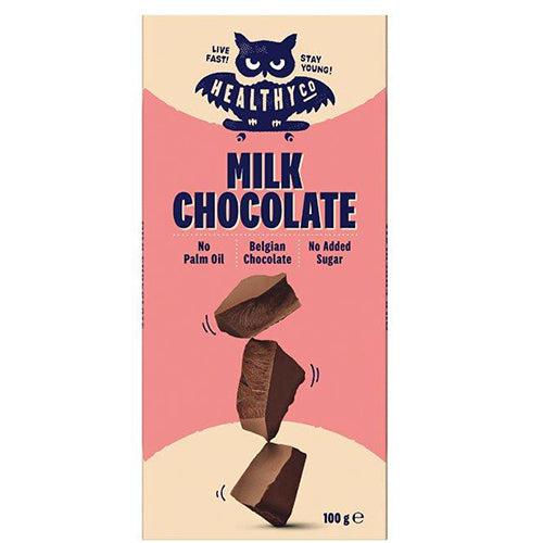 HealthyCo Milk Chocolate No Added Sugar 100g