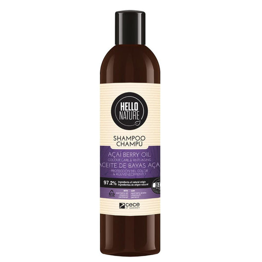 Hello Nature Acai Berry Shampoo Colour Care & Anti-Aging 330ml