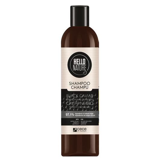 Hello Nature Black Caviar Shampoo Strength & Nutriton 330ml