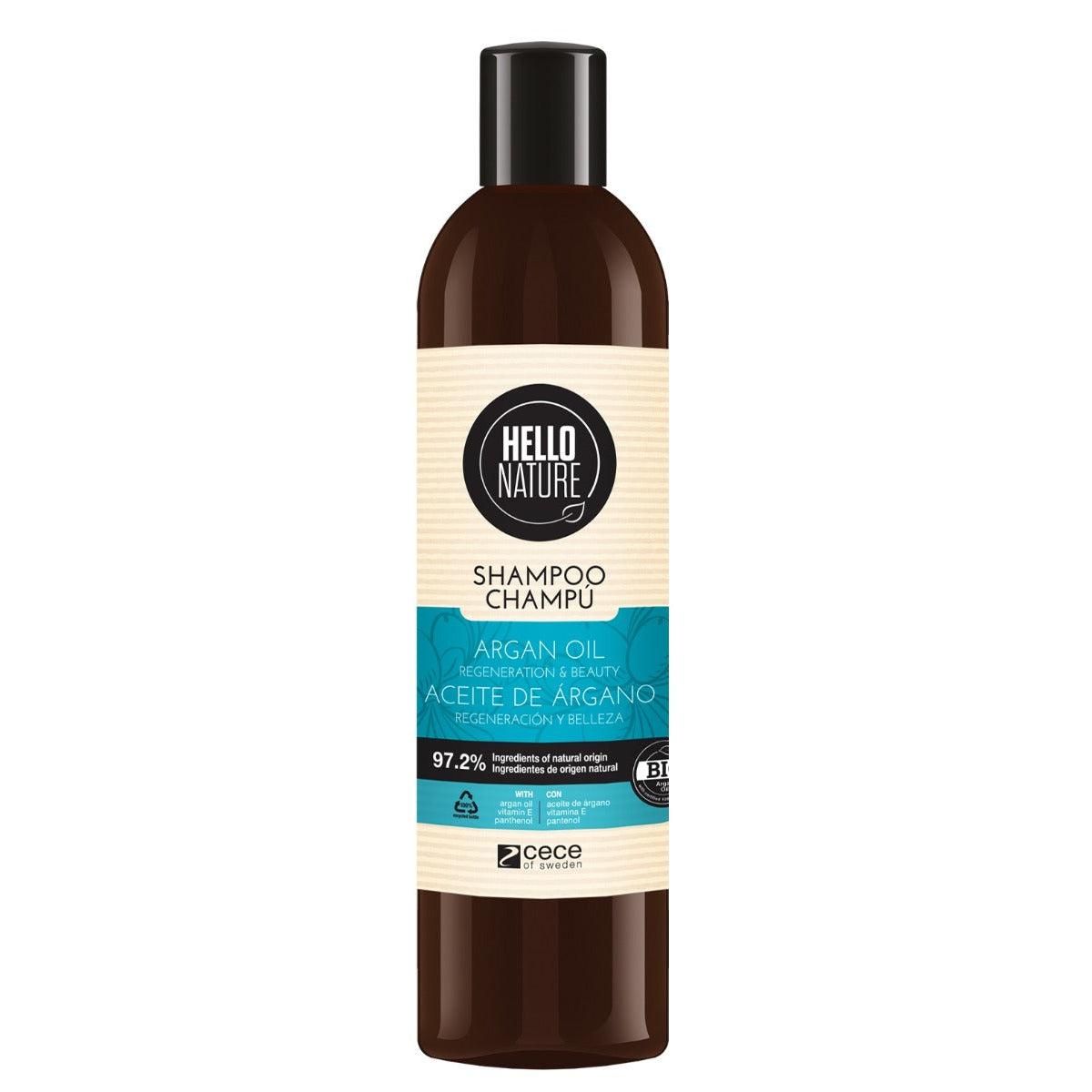 Hello Nature Organic Argan Oil Shampoo Regeneration & Beauty 330 ml