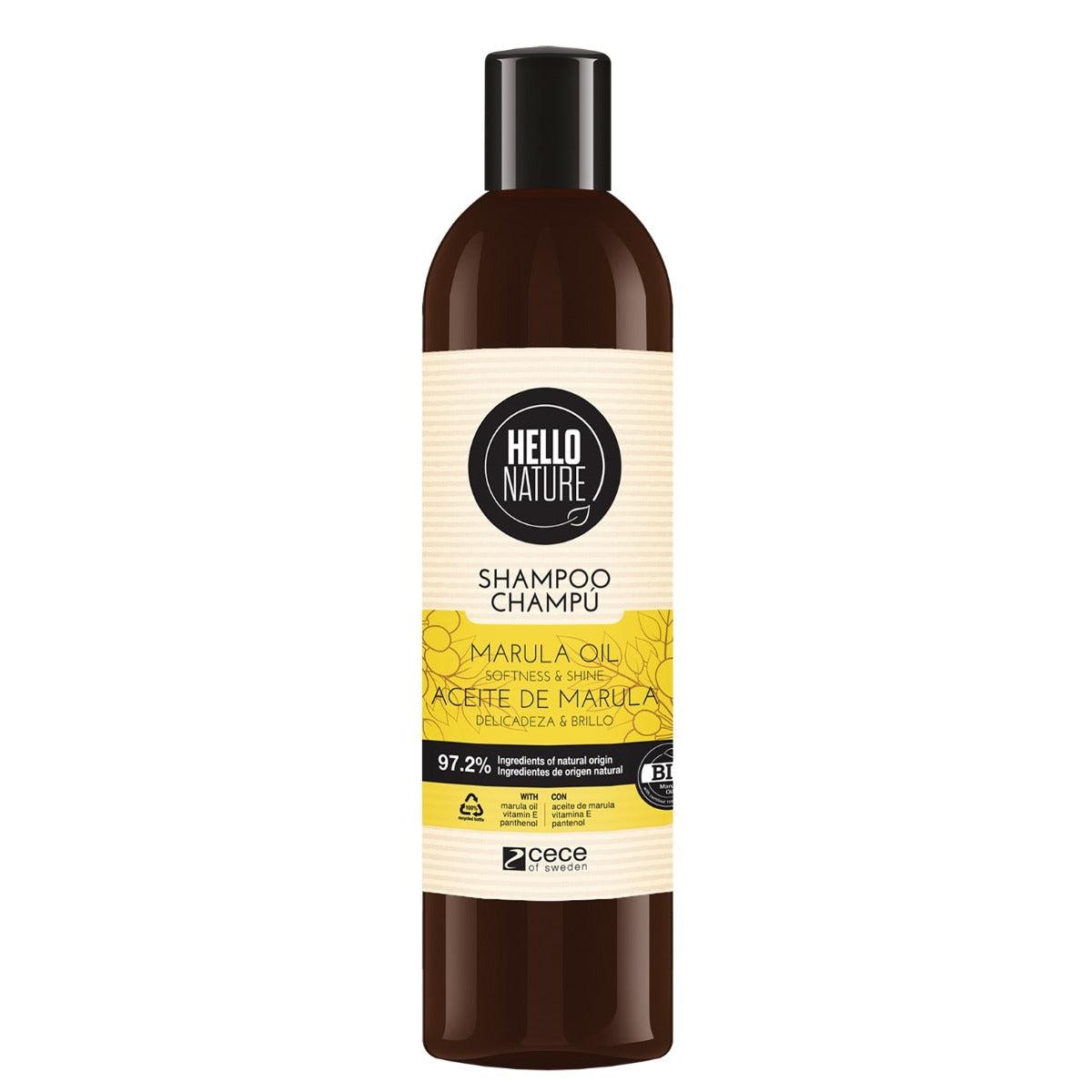 Hello Nature Organic Marula Oil Shampoo SOFTNESS & SHINE 330ml