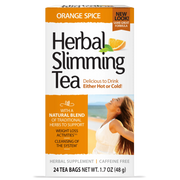 Herbal Slimming Tea With Senna Leaves, Orange Spice - 24 Tea Bags 1.7 oz (48G)