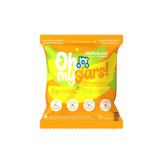 Herbaland Gummies - Oh My! Stars Banana Shake 50g