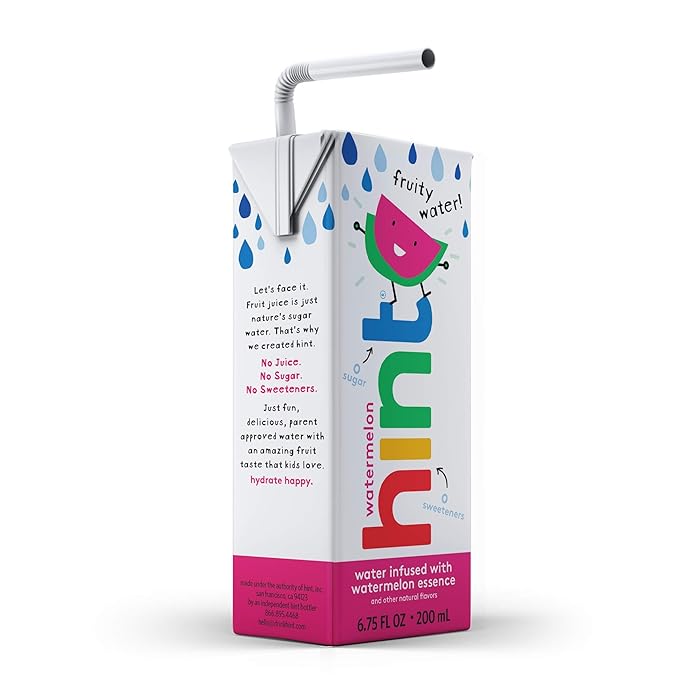 Hint Kids Water Watermelon Pure Water Infused Watermelon, Zero Sugar, Zero Calories, Zero Sweeteners, Zero Preservatives, Zero Artificial Flavors