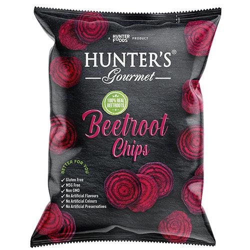 Hunters Gourmet Beetroot Chips Dairy Free Vegan Gluten Free 60g