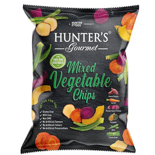 Hunters Gourmet Mixed Vegetable Chips Dairy Free Vegan Gluten Free 75g