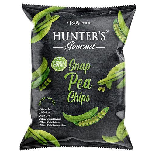 Hunters Gourmet Snap Pea Chips Dairy Free Vegan Gluten Free 50g