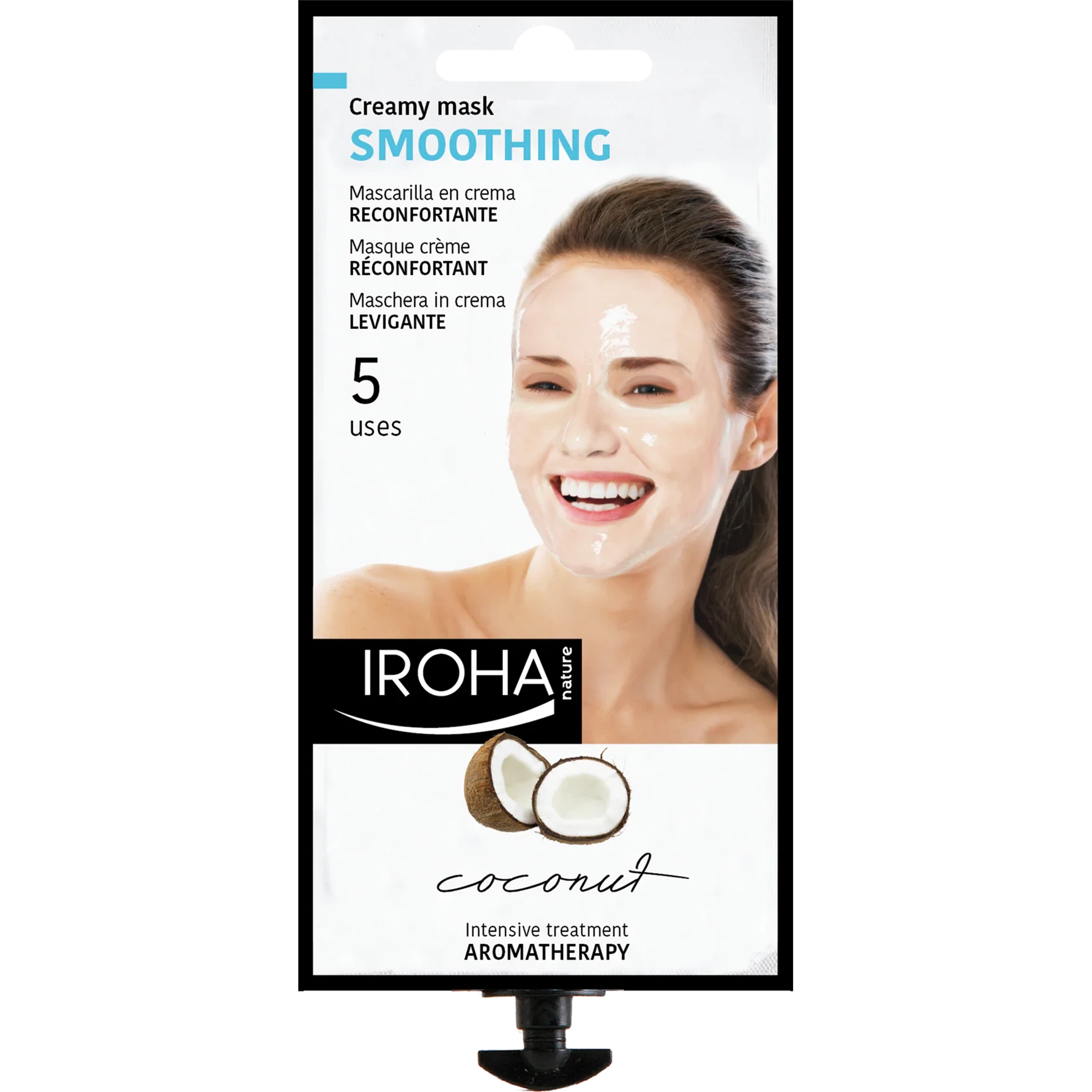 IROHA Nature Creamy mask Smoothing COCONUT 25g