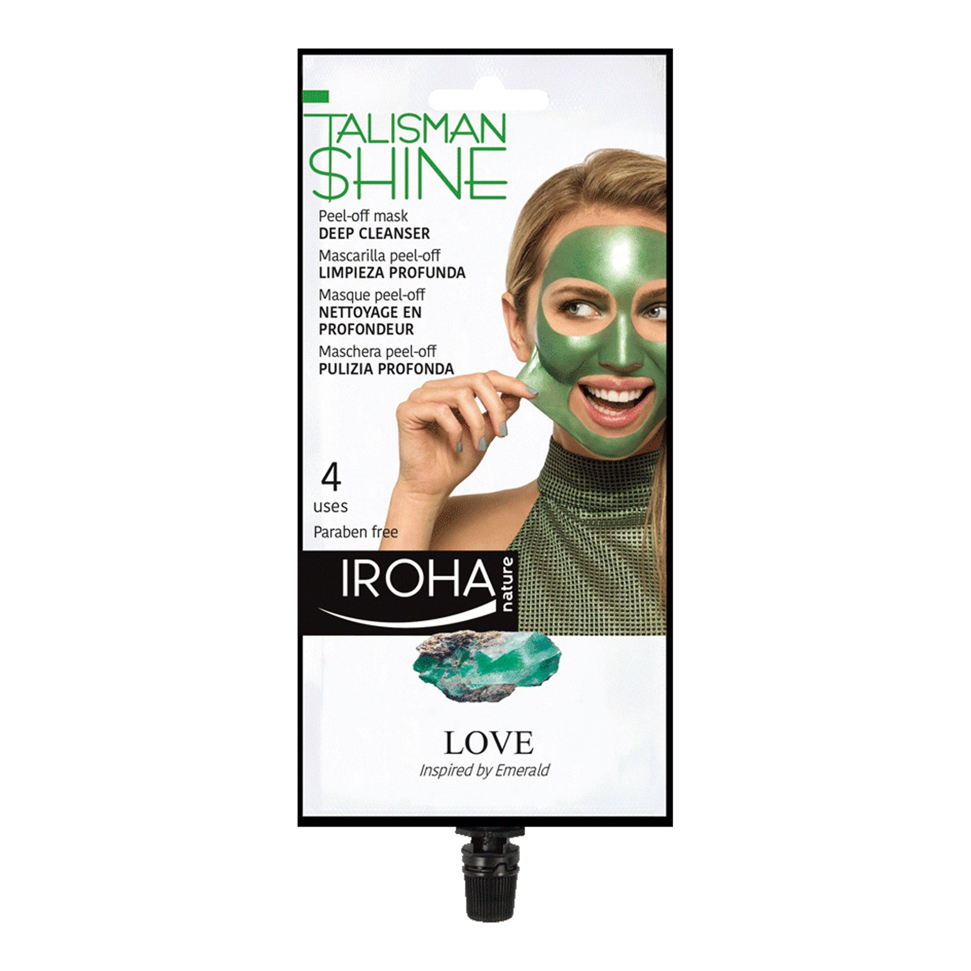 IROHA nature GREEN peel-off mask Deep Cleanser Talisman Shine 25ml