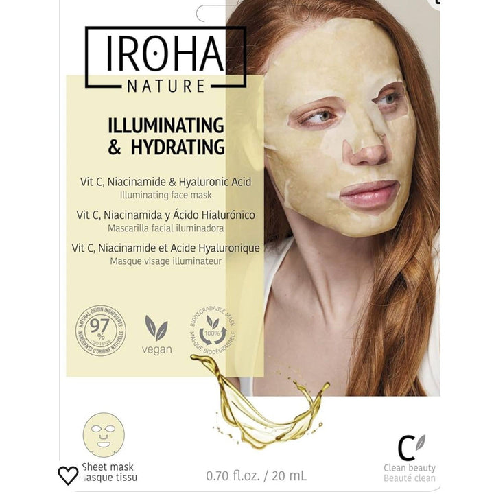 IROHA nature Illuminating & Hydrating Mask with Vitamin C