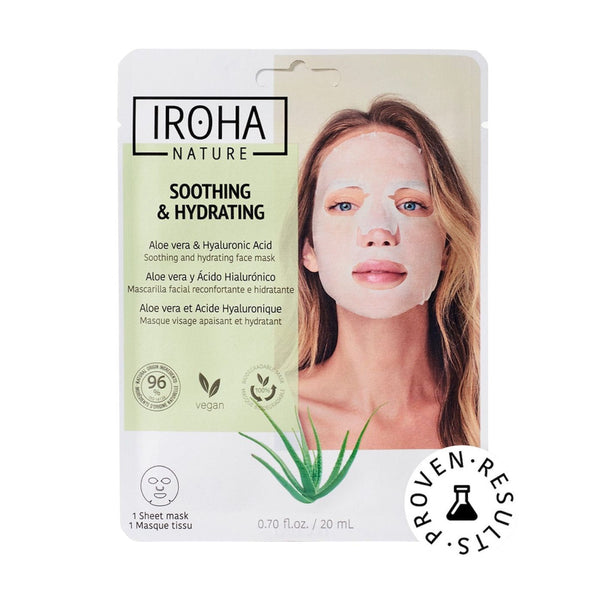 IROHA nature Tissue face mask SOOTHING&HYDRATING