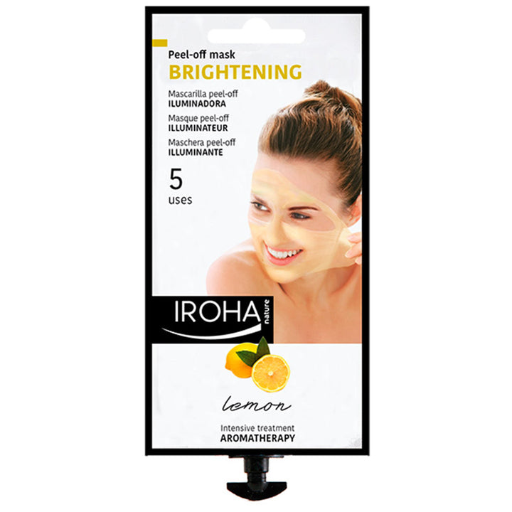 IROHA nature peel-off mask BRIGHTENING LEMON 25g