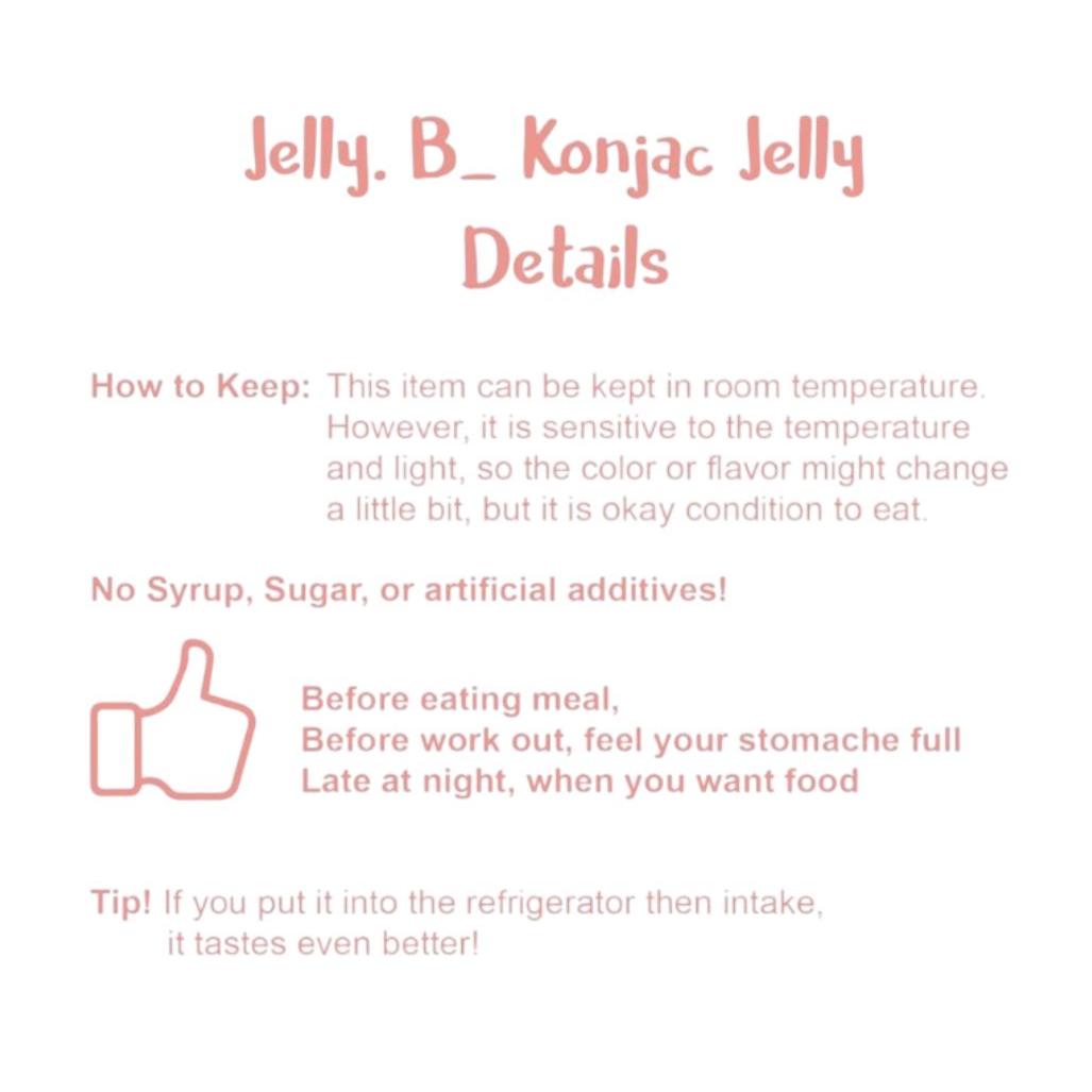 JELLY.B Drinkable Konjac Jelly Watermelon Healthy and Natural Weight Loss Diet Drink 0 Gram Sugar, Low Calorie 150ml
