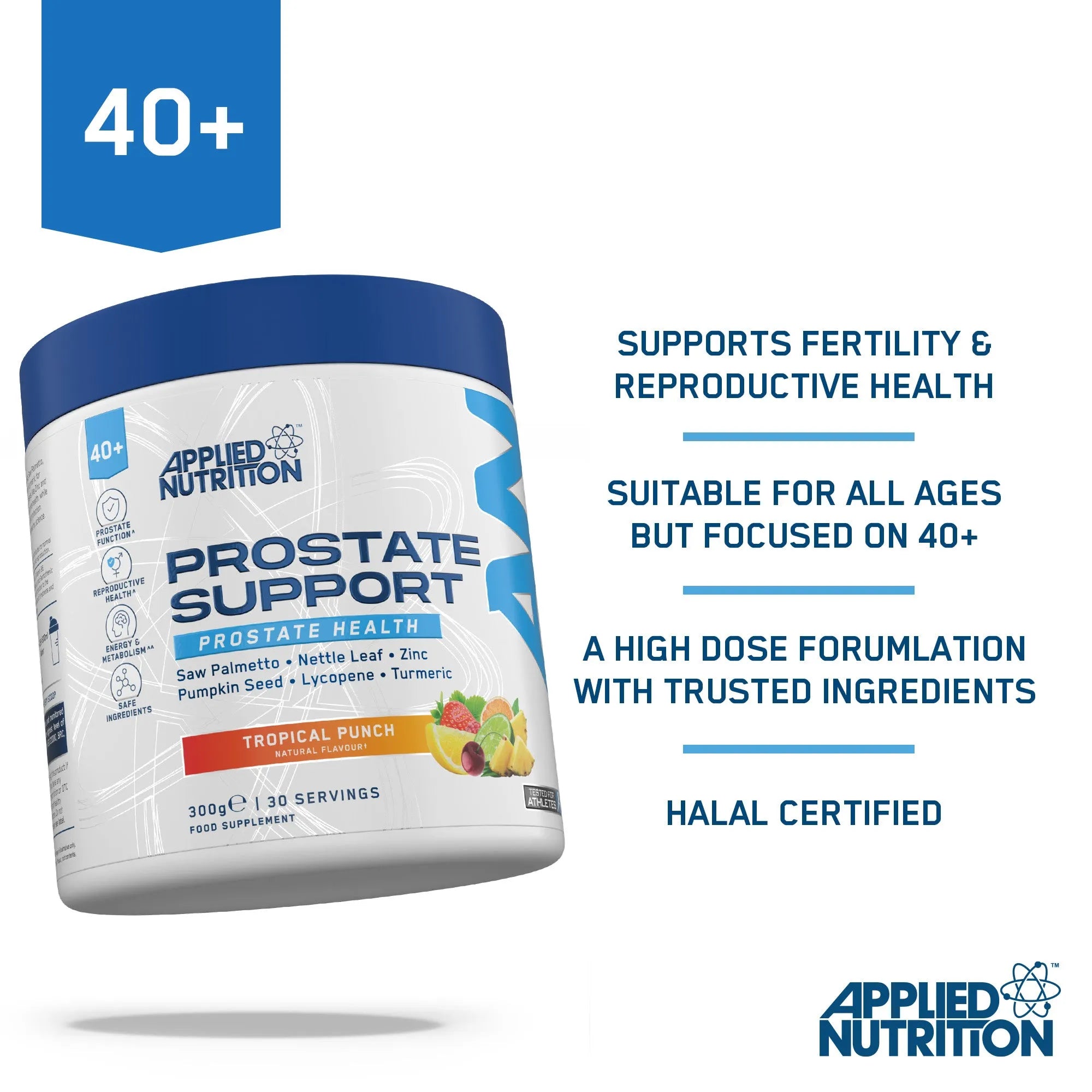 Applied Nutrition Prostate Support, Mixed Berry, Supports Prostate Health 300g