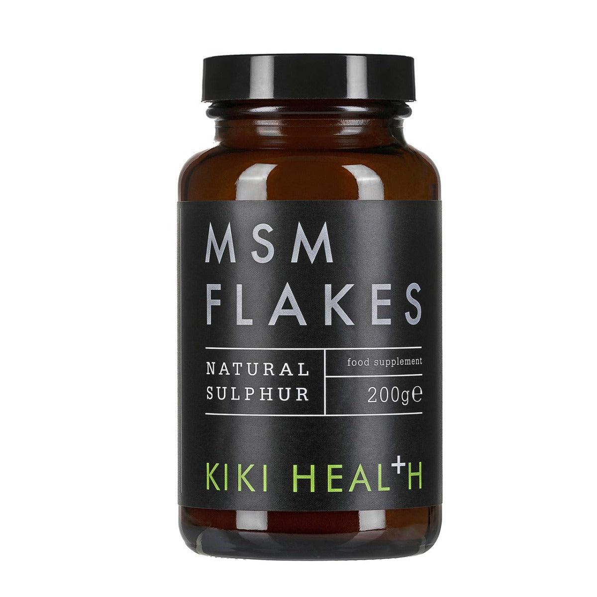 KIKI Health MSM Flakes Organic Mineral Sulphur from Methylsulfonylmethane 200g