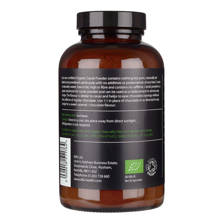 KIKI Health Organic Carob Powder 185g