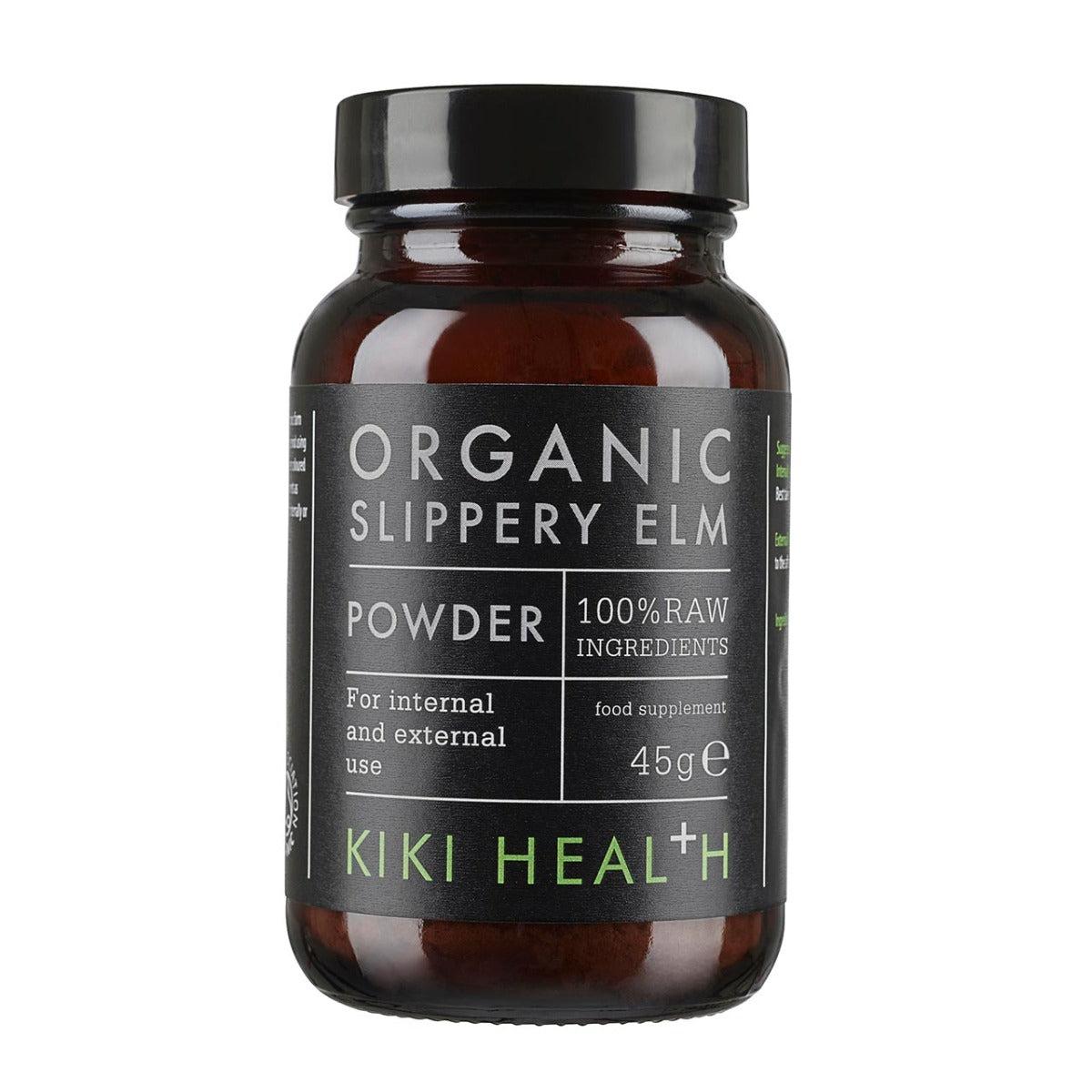 KIKI Health Organic Slippery Elm Powder ( Ulmus fulva ) 45g