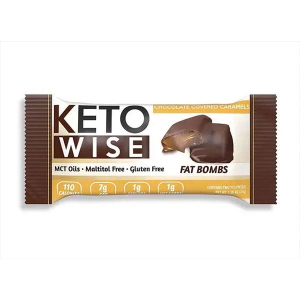 Keto Wise Fat Bombs Chocolate Covered Caramels