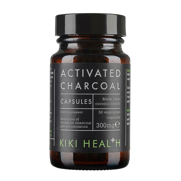 Kiki Health Activated Charcoal 50 Vegetable Capsules