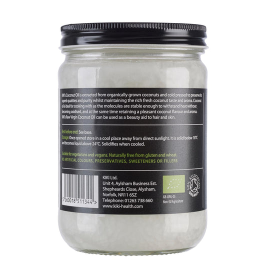 Kiki Health Organic Virgin Coconut Oil 500g