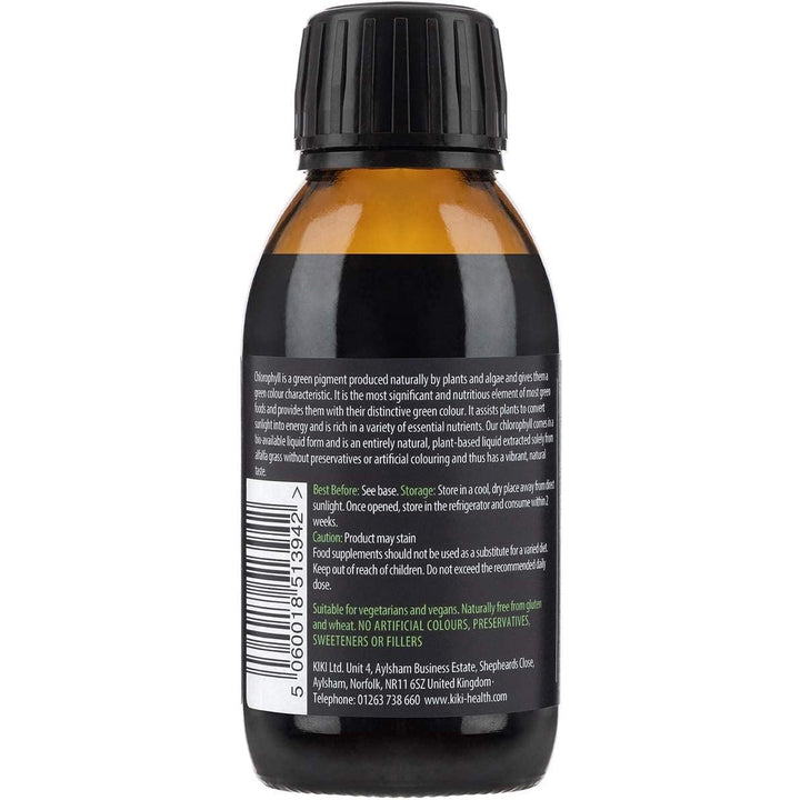 Kiki Liquid Chlorophyll Pure extract of the alfalfa plant 125ml