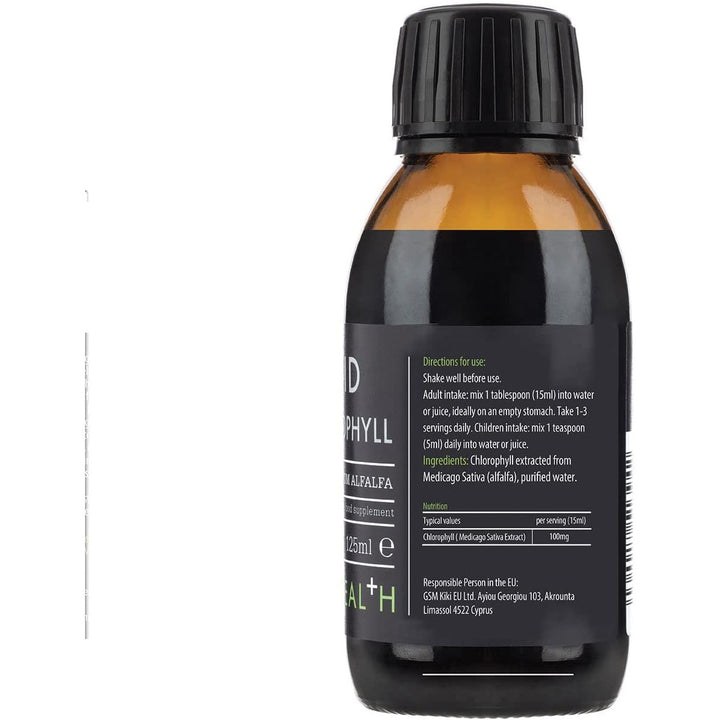 Kiki Liquid Chlorophyll Pure extract of the alfalfa plant 125ml