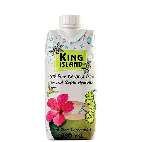 King Island 100% Pure Coconut Water No Added Sugar 330ml
