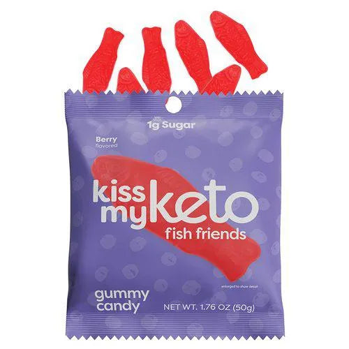 Kiss My Keto Candy Fish Friends Low Sugar 50g