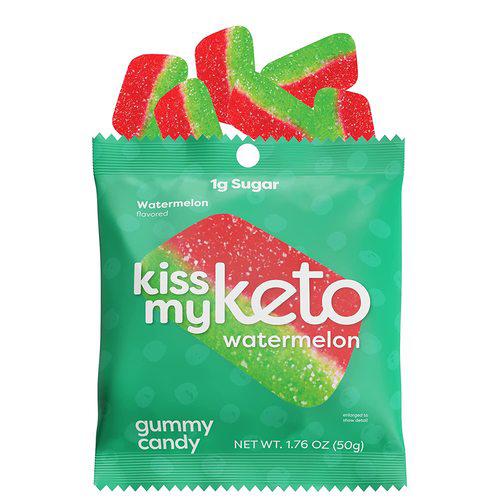 Kiss My Keto Candy Watermelon Keto Gummies Low Sugar 50g