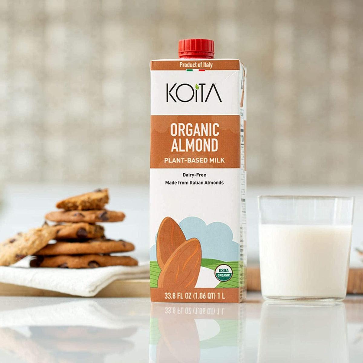 Koita Organic Almond Milk Dairy Free No Added Sugar 1L