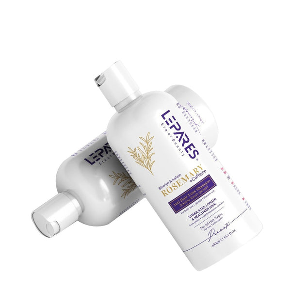 LEPARES Shampoo Rosemary + Caffeine Anti Hair Loss Shampoo 400ml