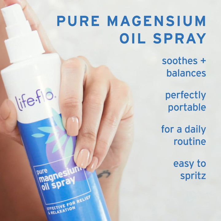 LIFE-FLO Pure Magnesium Oil Spray For Muscles and Joints 237ML