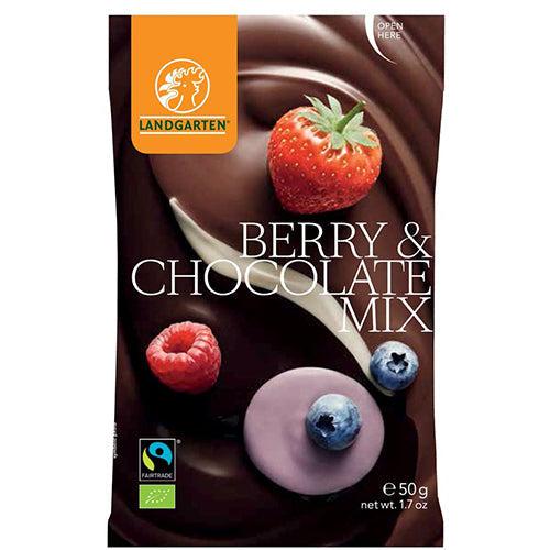 Landgarten Organic Berry & Chocolate Mix Gluten Free 50g