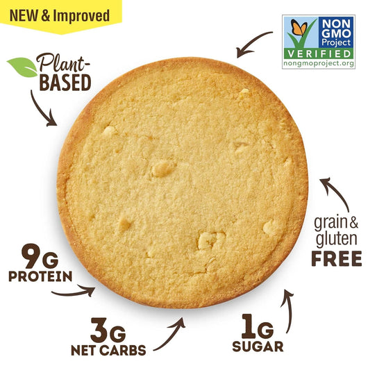 Lenny & Larry's Keto Cookie, Peanut Butter, Soft Baked, 9g Plant Protein, 3g Net Carbs, Vegan, Non-GMO 45g