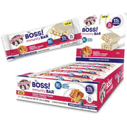 Lenny & Larry's The BOSS Immunity Protein Bar, Maple French Toast, with 17g Dairy & Plant Protein and Probiotics 58g