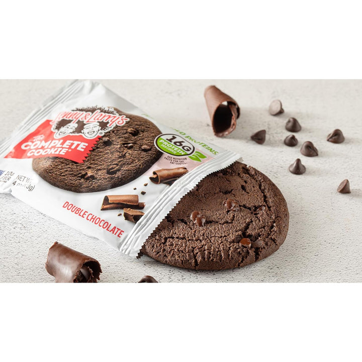 Lenny & Larry's The Complete Cookie, Double Chocolate, Soft Baked, 16g Plant Protein, Vegan, Non-GMO, 113g