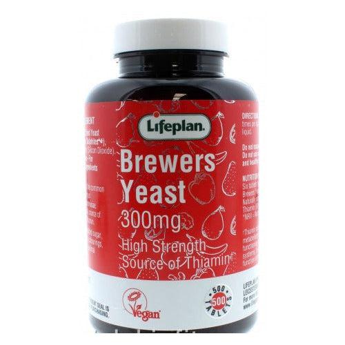 Lifeplan Brewers Yeast Tablets 300mg 500 Tablets