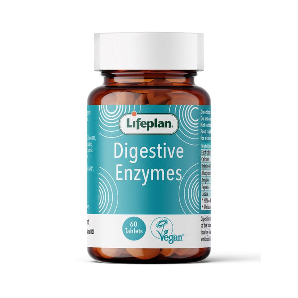 Lifeplan Digestive Enzymes 60 Tablets Vegan Gluten Free Lactose Free