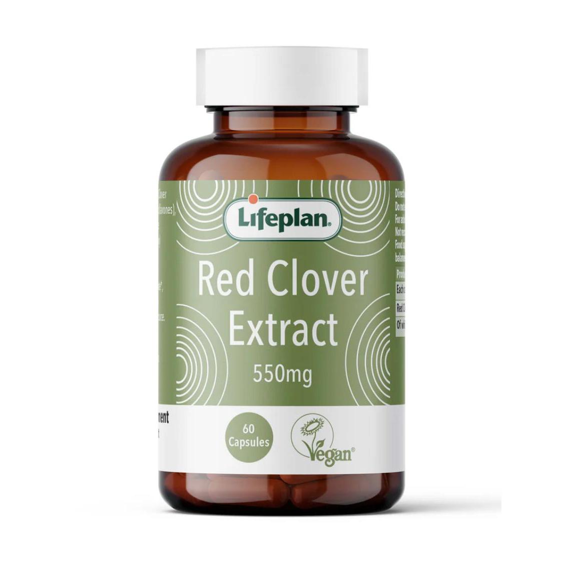 Lifeplan Red Clover Extract 550mg 60 Veg Caps