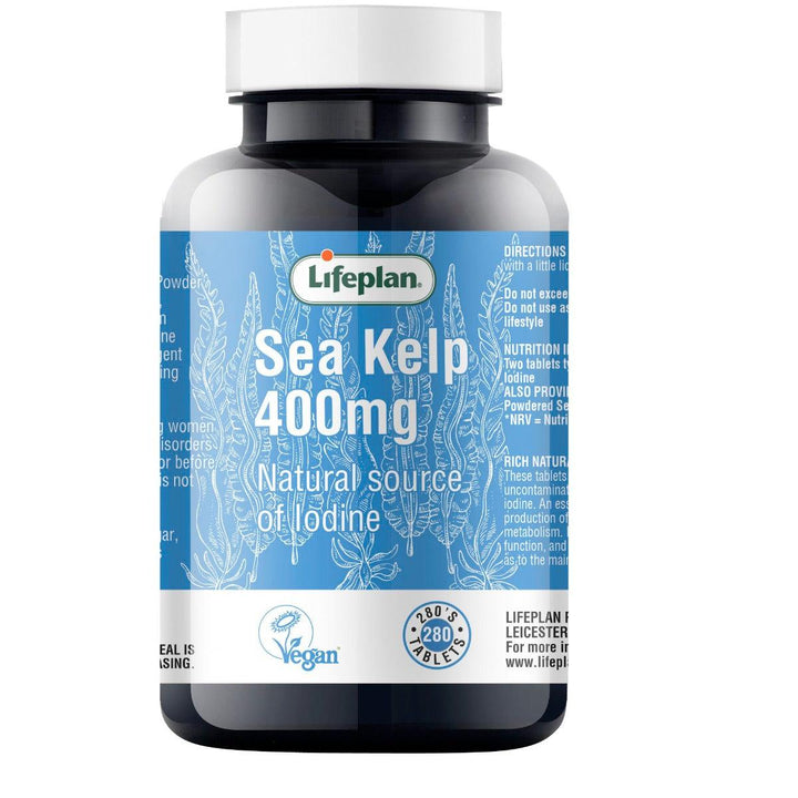 Lifeplan Sea Kelp 400mg Iodine 280 Tablets