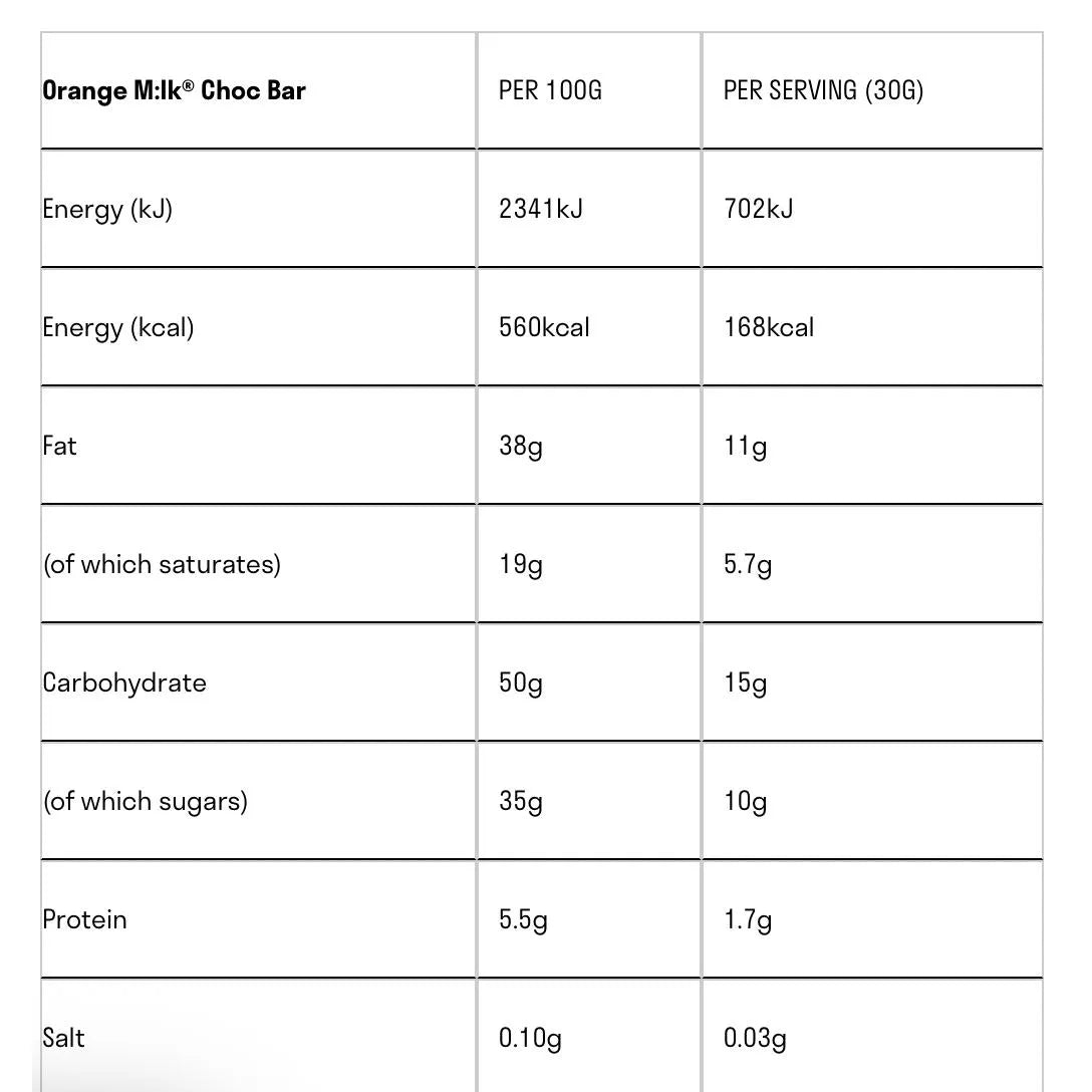 LoveRaw Vegan Milk Chocolate Bar Orange Gluten Free No Palm Oil 30g