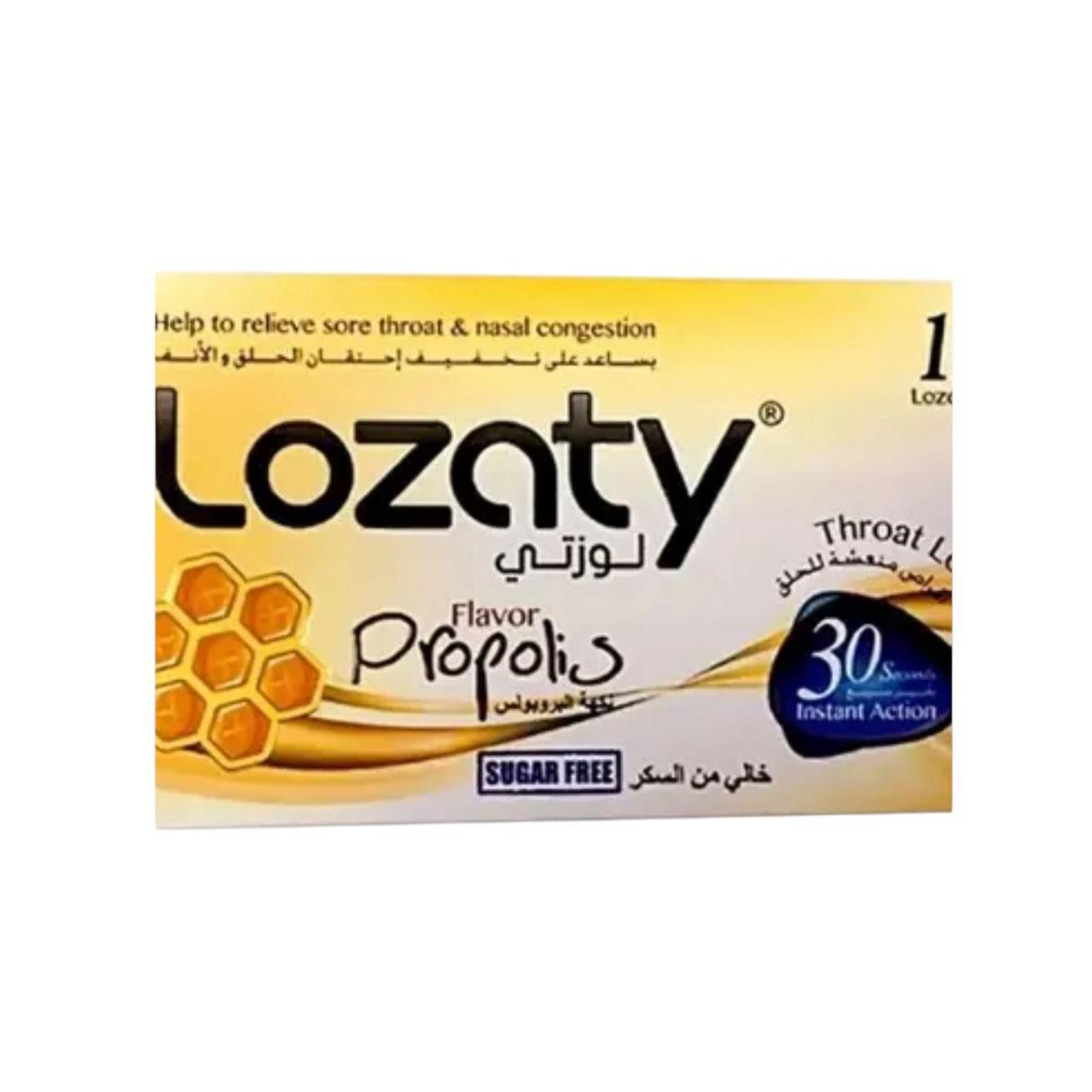 Lozaty Throat Lozenges Propolis 16 Sugar Free