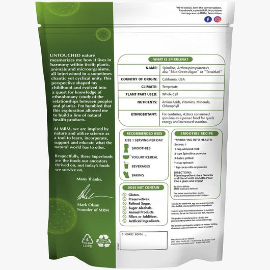 MRM Super Foods Spirulina Powder 240g