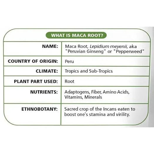 MRM Superfoods Organic Raw Maca Root Powder 240g