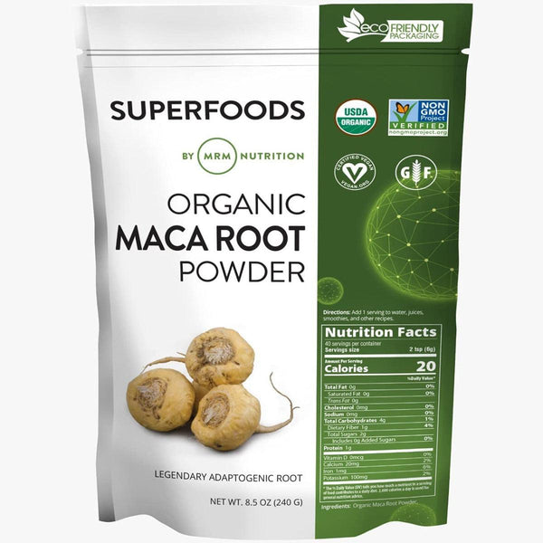 MRM Superfoods Organic Raw Maca Root Powder 240g