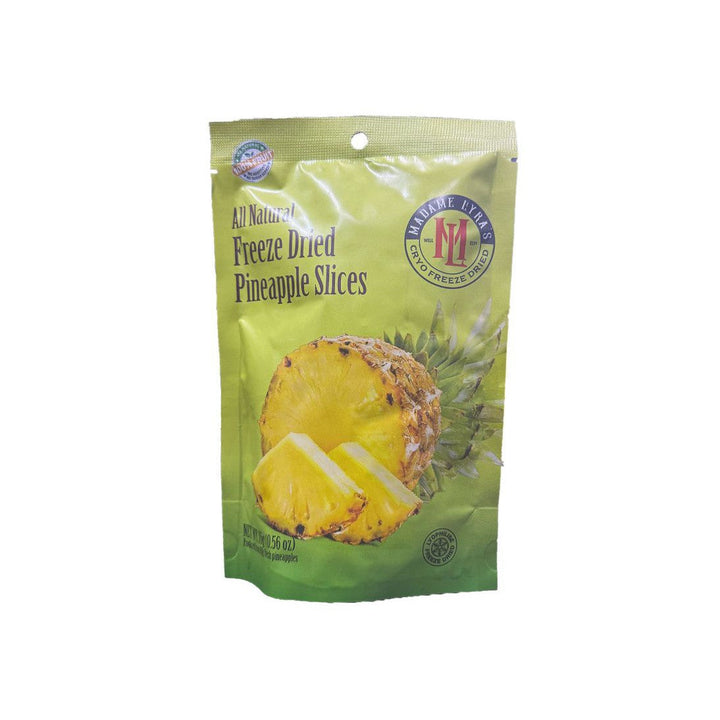 Madame Lyras Freeze Dried Pineapple Slices 16g