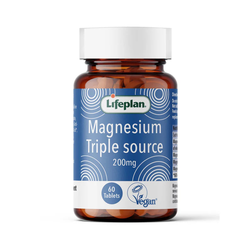 Lifeplan Magnesium Triple Source 200mg 60 Tablets