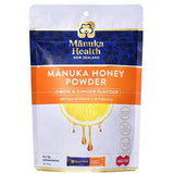 Manuka Health Manuka Honey Powder Lemon & Ginger with Natural Vitamin C & Prebiotic 10x100g