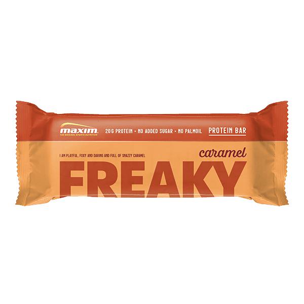 Maxim Protein Bar FREAKY Caramel No Added Sugar No Palm Oil 55g